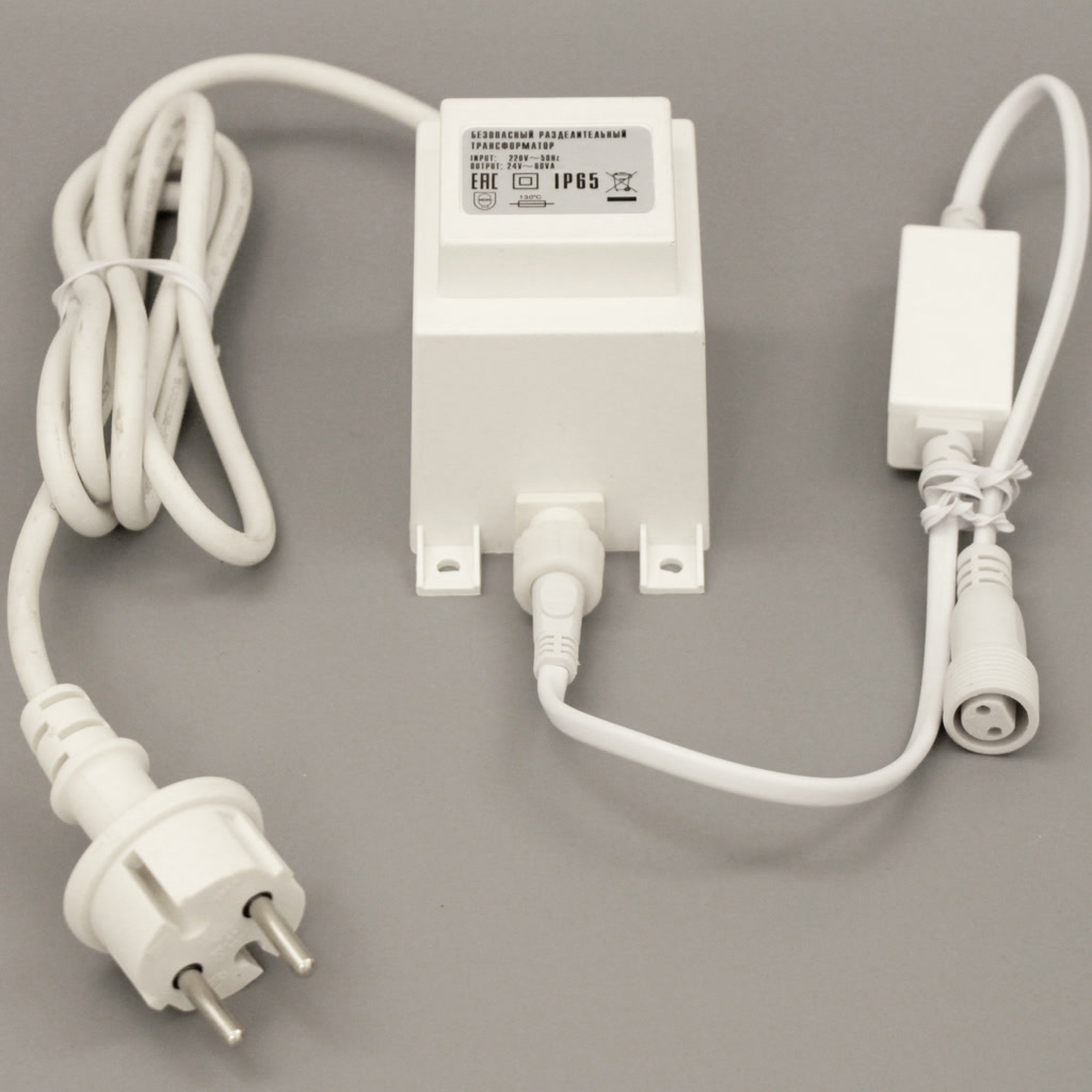 Уличная гирлянда-нить Трансформатор 60 Вт, белый арт. SVL-220AC/DC24-60W-W для загородного дома — FEEL LIGHT Санкт-Петербург