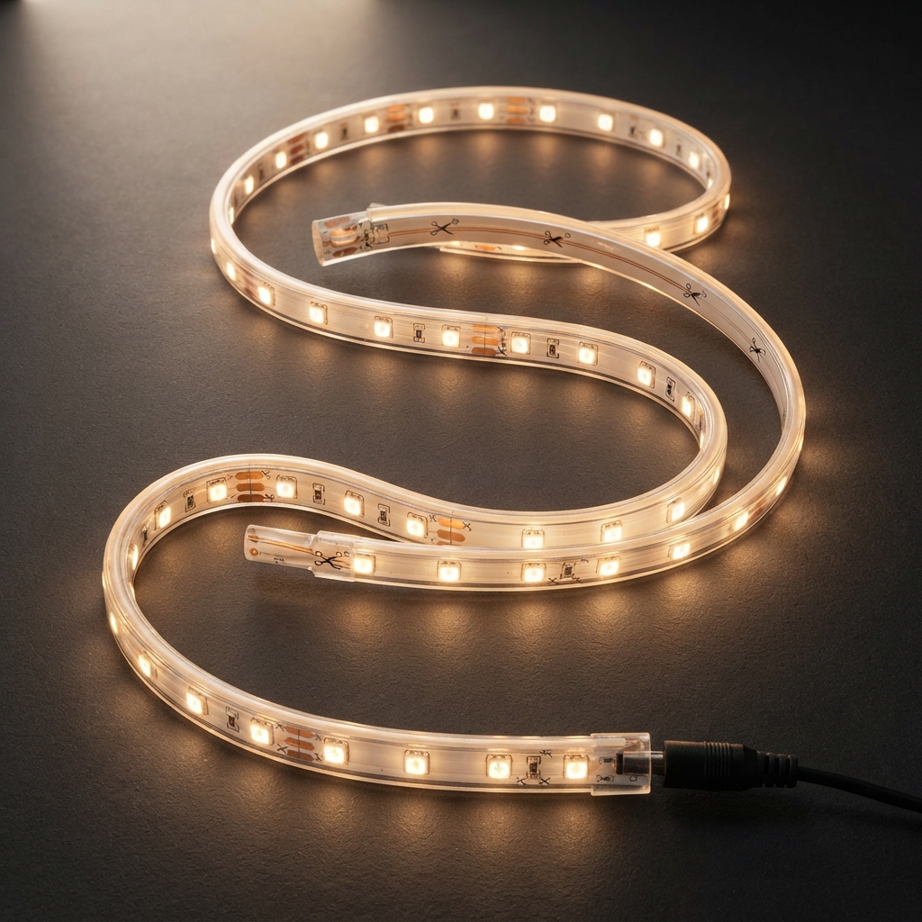 Уличная светодиодная лента Светодиодная лента FEEL LIGHT "Комета" 5 м, 300 LED, 24В, белая, прозрачный силикон арт. SVL-K2-5050-60-24V-W для загородного дома — FEEL LIGHT Санкт-Петербург
